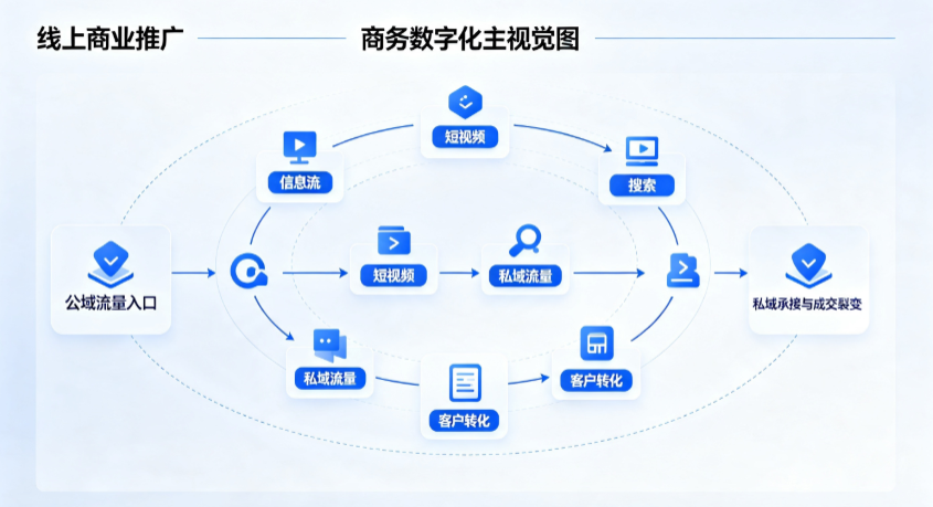 庆安县线上商业推广怎么做？全域流量闭环搭建与低成本转化实战指南